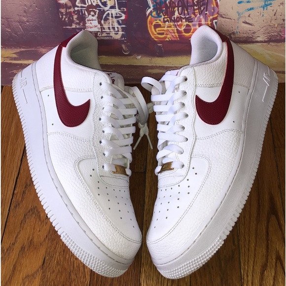Nike Air Force 1 Low 'White Team Red' - Picture 2 of 5